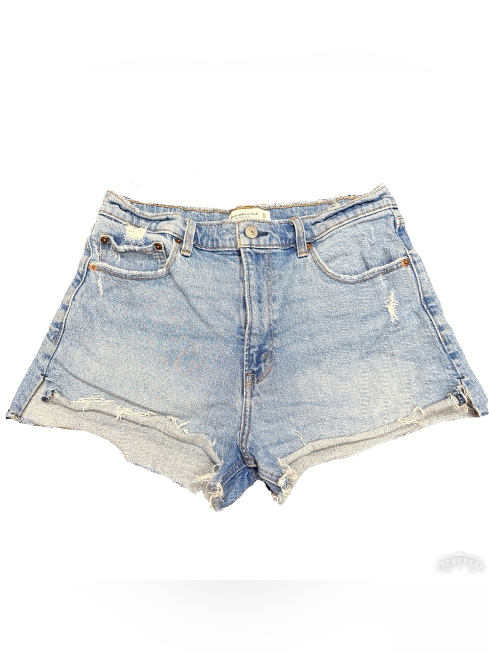 Abercrombie & Fitch Women’s Mom Shorts High Rise Denim Shorts